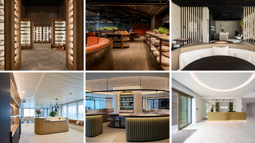 Genomineerden Schrijnwerk Awards: Totaalinterieur Niet-residentieel